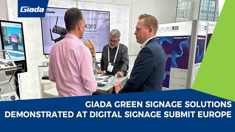Giada Green Signage Solutions Demonstrated at DSSE