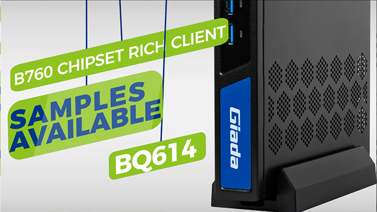 Experience Innovation with Giada's BQ614 Rich Client