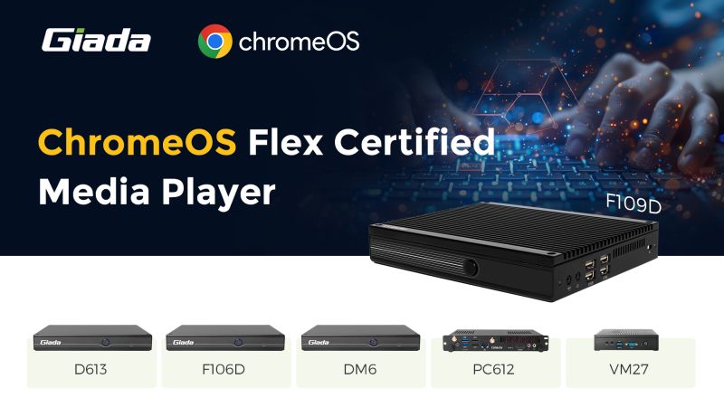 Giada F109D Achieves ChromeOS Flex Certification