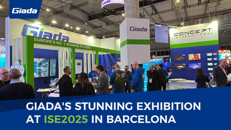 Giada's Stunning Exhibition at ISE2025 in Barcelona