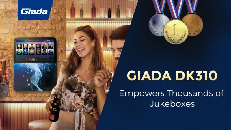 Giada DK310 Empowers Thousands of Jukeboxes in the U.K. – Awarded “Best of 2024 Self-Service Kiosk Award”