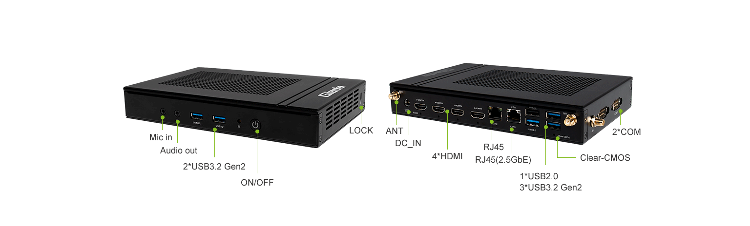 Giada D108 AI Digital Signage Player for edge computing and smart city