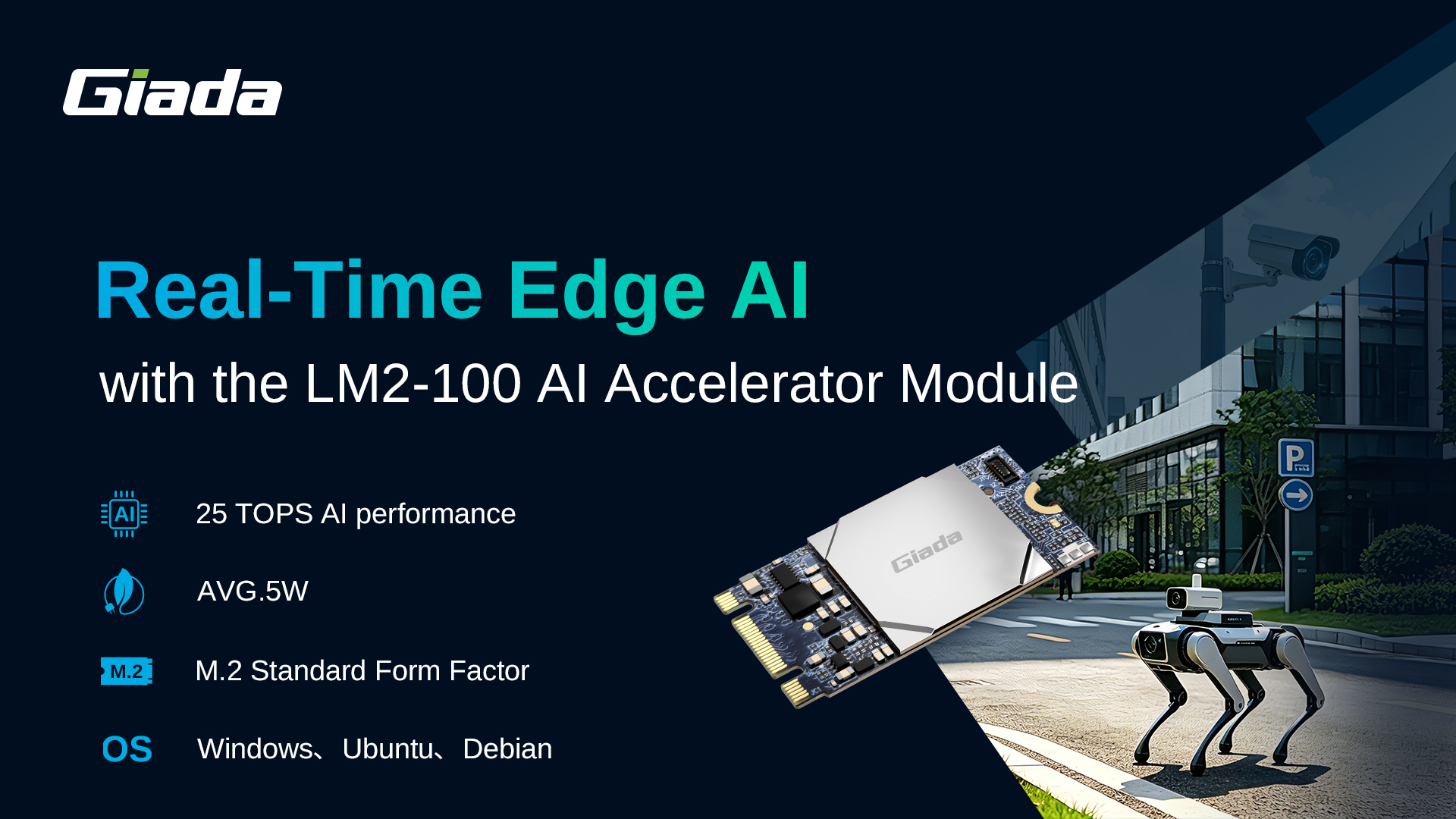 Upgrade Existing Edge Devices with Giada LM2-100 AI Accelerator Module